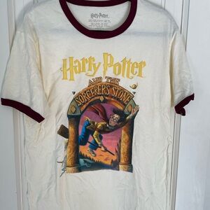 Out of Print Cream and Maroon Harry Potter Kids T-Shirt